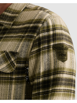 Afbeelding van PSI2608230 - 6380 - Overshirt  Brushed YD soft Check - PME LEGEND